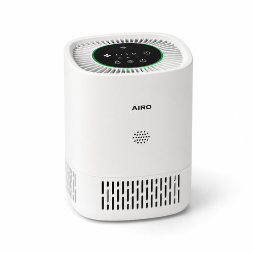 AIRO HEPA 13 Air Purifier for Home, Pets, Dust, Smoke & Odours, Quiet Bedroom Air Cleaner with Activated Carbon & UV-C