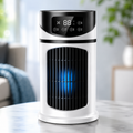 AIRO Portable Air Cooler Fan with Mist Humidifier, USB Tower Cooling Fan for Bedroom, Desk & Office, 9 Speed Quiet Fan