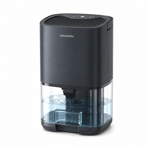 AIRO Mini Electric Dehumidifier for Bedroom, Bathroom & Wardrobe, 1000ml Portable Small Room Damp, Mould & Condensation Moisture Remover