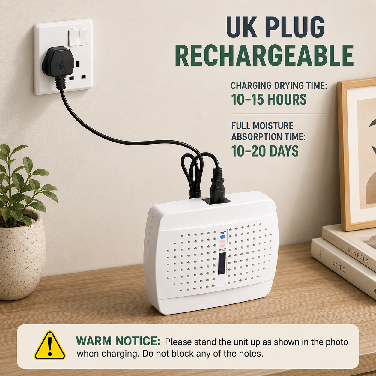 AIRO Rechargeable Wardrobe Dehumidifier