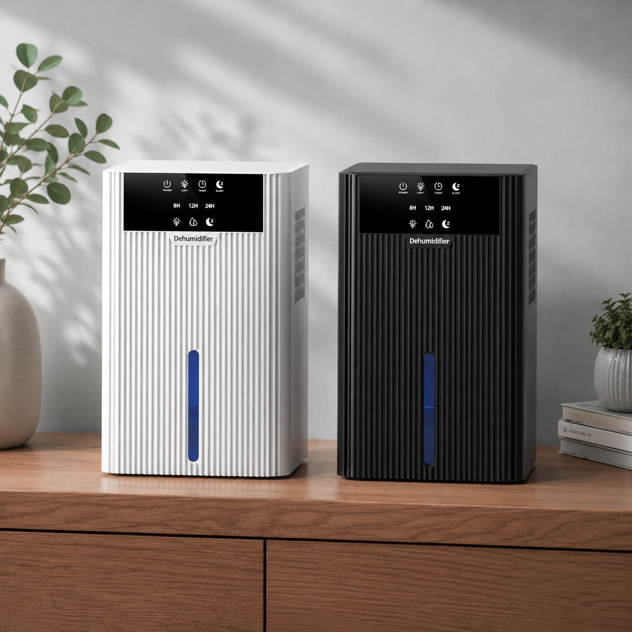 AIRO 2.2L Electric Dehumidifier for Bedroom, Bathroom, Wardrobe, RV & Office, Quiet Damp, Mould & Condensation Remover with Auto Shut-Off