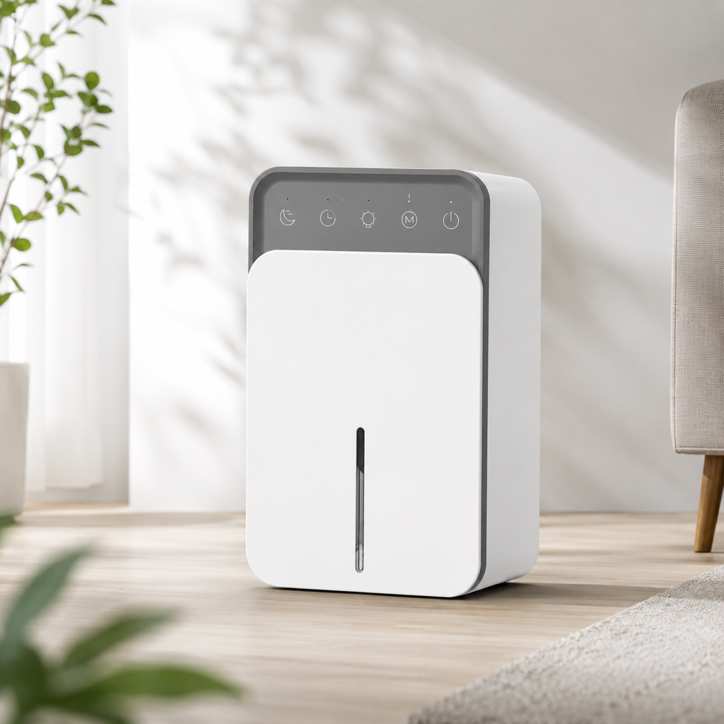 AIRO Mini Electric Dehumidifier for Bedroom, Bathroom & Wardrobe, 1500ml Quiet Damp & Condensation Moisture Remover