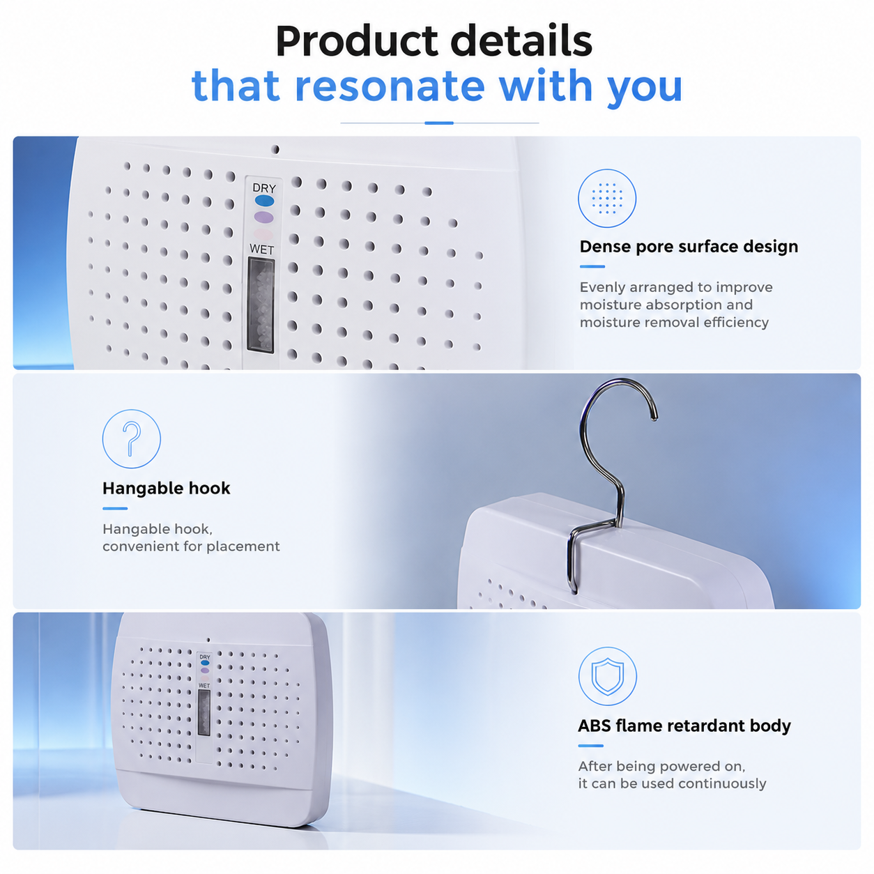 AIRO Rechargeable Wardrobe Dehumidifier